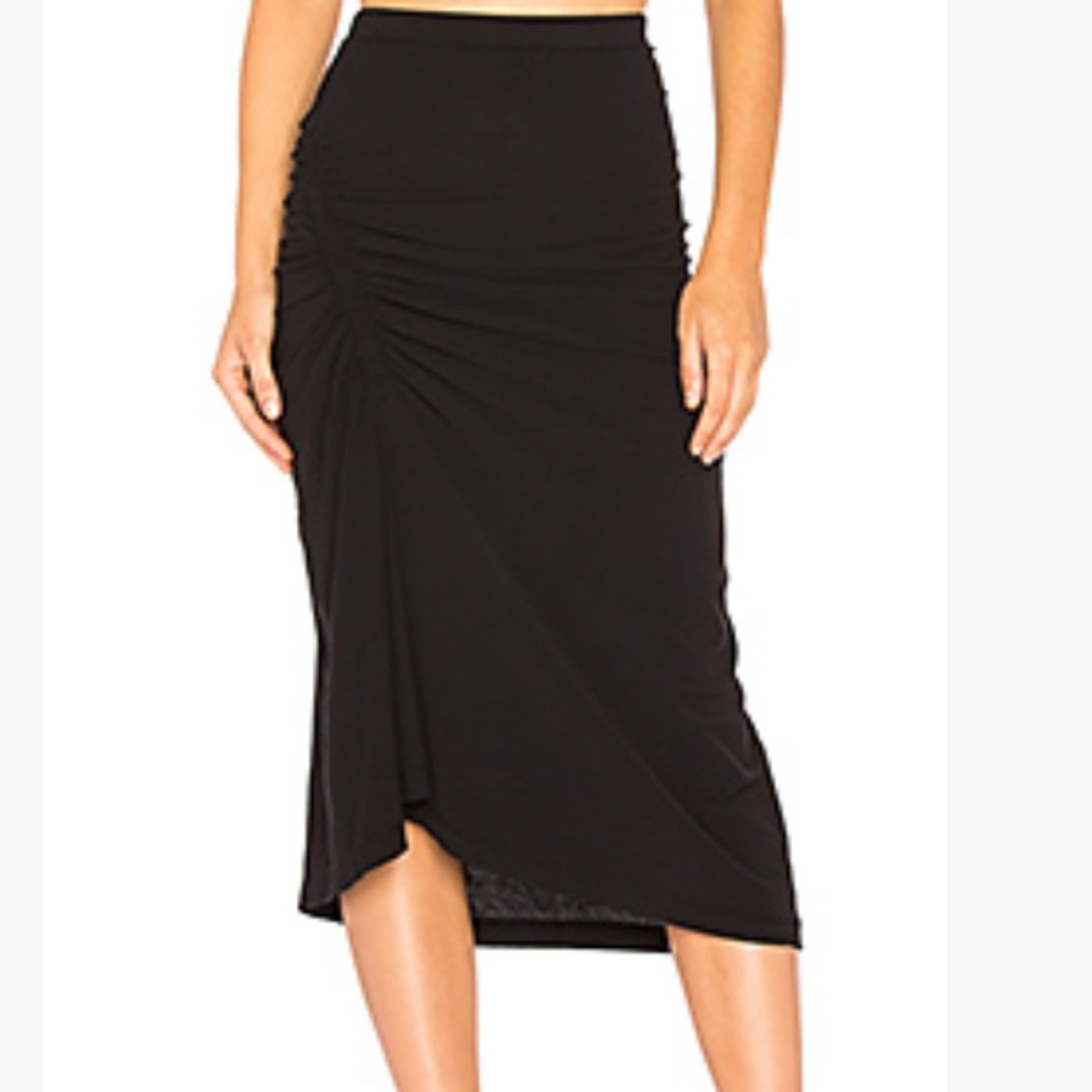 James Perse Spiral Gather Skirt size 1
